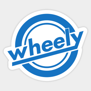 Wheely Logo Blue, Front Sticker